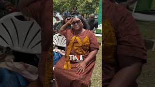 Empress Gifty at Selassie Ibrahim's late husband's funeral in tamale