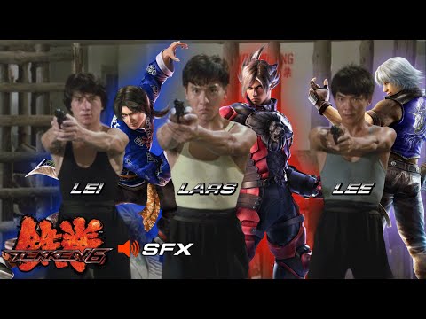 Jackie Chan, Andy Lau & Yuen Biao Fight Scene but with Tekken Sound Effects