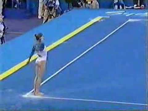 Elena Zamolodchikova 2000 olympics Gold medal floor exercise