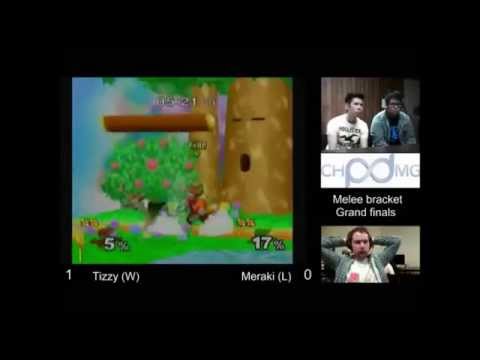 Chipdamage's TST9 - SSBM Grand Finals - Tizzy(Fox) vs Meraki(Fox)