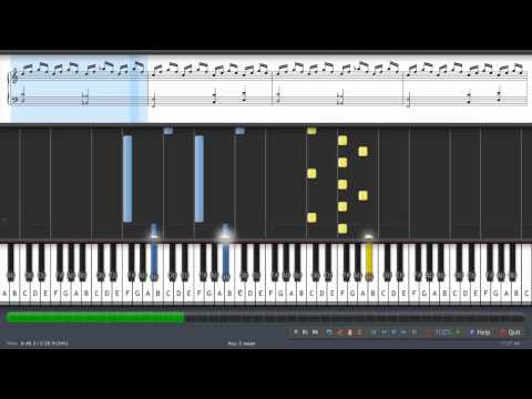The Sideburns Song "Instrumental" Piano  Tutorial w/ sheet music