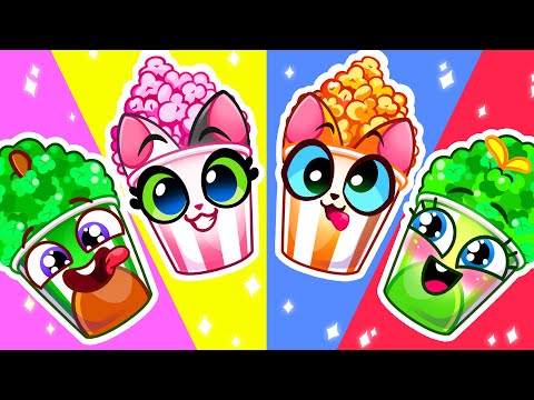 This Is Popcorn!🍿😍 Learn Rules of Conduct in the Cinema😻 Funny Kids Cartoons by Purr-Purr Stories