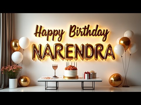 Happy Birthday To You Narender | Narender Happy Birthday Song | Birthday wishes