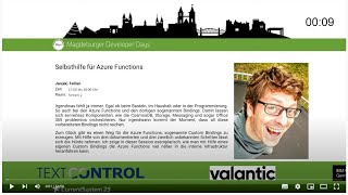 Magdeburger Developer Days 2021 03.09.2021 - Jan(ek) Fellien &quot;Selbsthilfe für Azure Functions&quot;