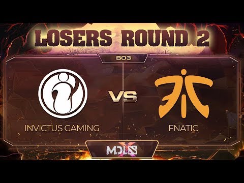 Invictus Gaming vs Fnatic Game 2 - MDL Chengdu Major: Losers' Round 2