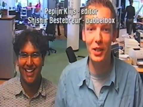 Shishir Bestebreur in Babbelbox van 'Man Bijt Hond' (30 mei 2003)