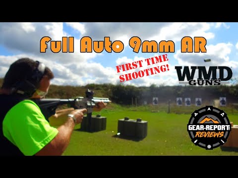 First time shooting an AR... \u0026 it is Full Auto! WMD Guns - FIRE Expo 2021