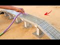 DIY Tractor Mini Concrete Bridge Over Railway Track Concrete Batching Plant Science Project