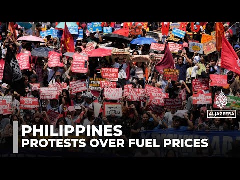 Iran war fallout: Philippines workers protest over fuel cos