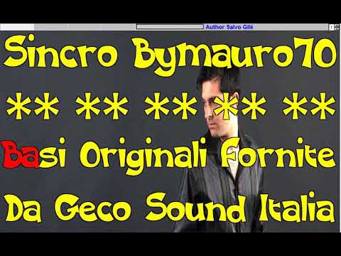 Se te ne vai base Karaoke - Tony Taurisano