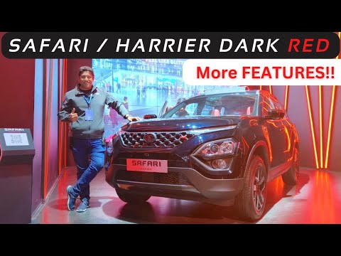 Tata Harrier & Safari Dark Red Edition With More Features