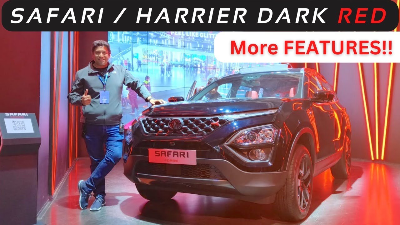 Tata Harrier & Safari Dark Red Edition With More Features Tata Harrier & Safari Dark Red Edition With More Features