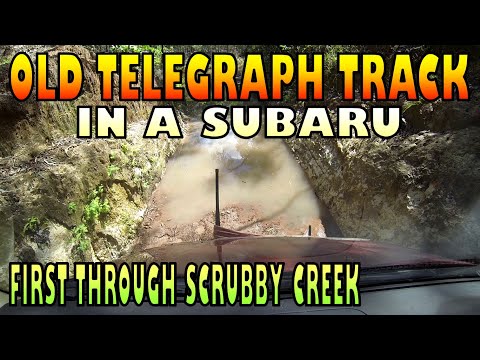 Subaru First Through Scrubby Creek 2021 - Old Telegraph Track Cape York