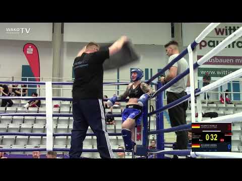Deutsche Meisterschaft 2019 - Finale K1 ELITE Damen -60 kg Michelle Krumpietz vs Vanessa Schumann