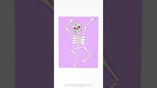 Q-Tip Skeleton Craft 💀 💀