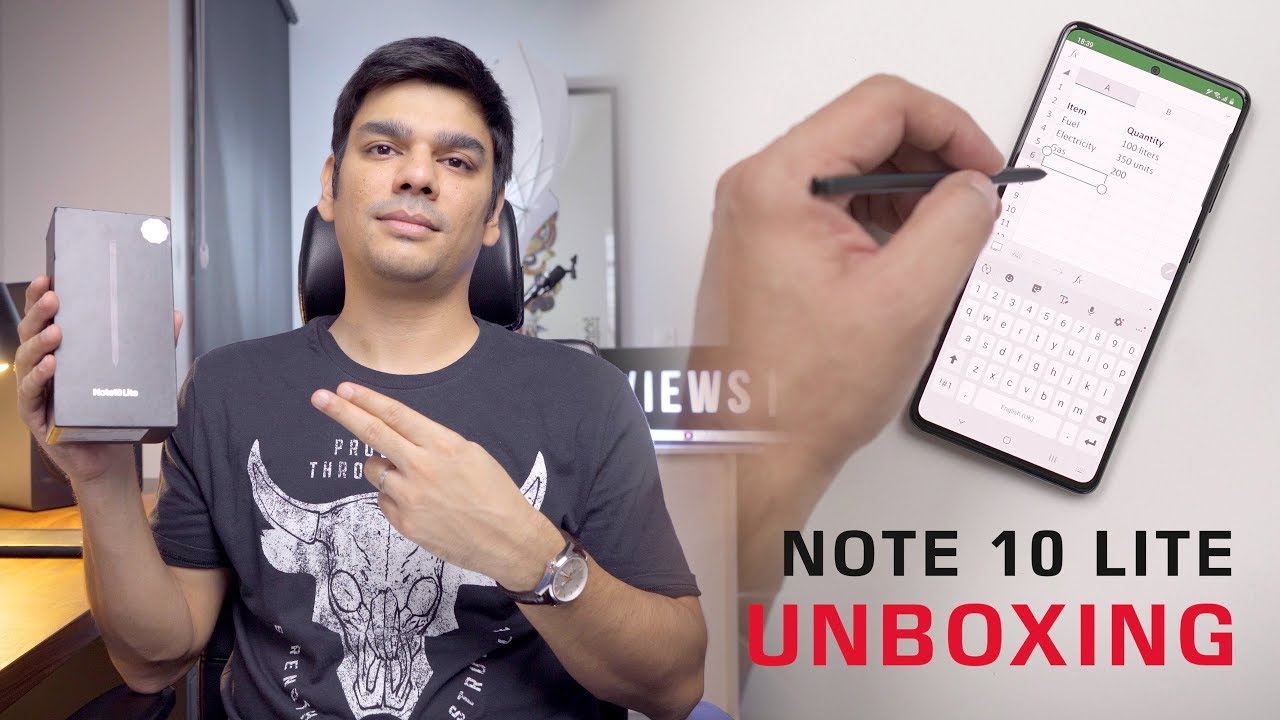 Samsung Galaxy Note 10 Lite Unboxing