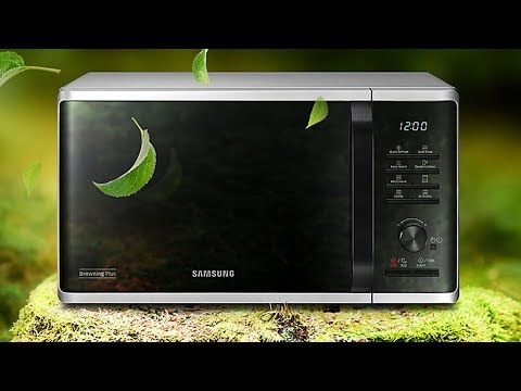 Микроволновка Samsung MG23K3515AS Обзор - Тест с Грилем 🍕🍗🍔