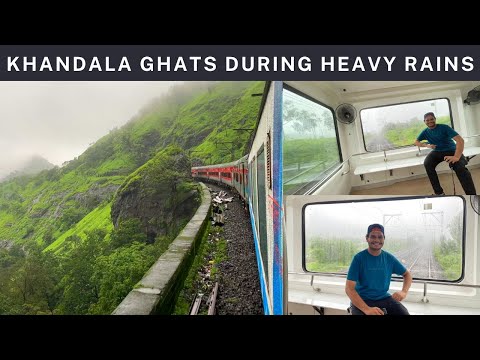 Vistadome Coach Journey during heavy Monsoon from Mumbai to Pune in Deecan Express