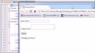HTML5 Tutorial - 48 - Web Storage API