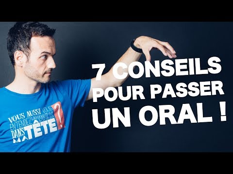 7 conseils importants pour réussir vos examens Oraux