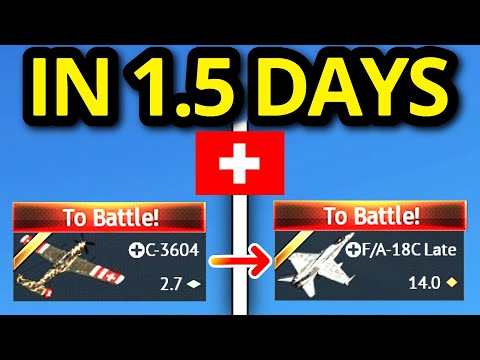 THIS IS HOW I GRINDED EVERY SWISS JET IN 1.5 DAYS (using Every swiss jet)