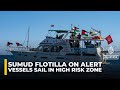 Sumud Flotilla Determined As It Nears Gaza Amid Israeli Threats
