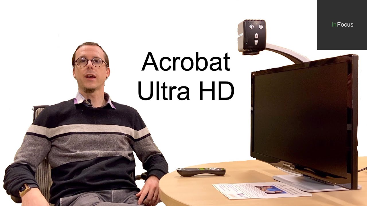 Enhanced Vision Acrobat Ultra HD Electronic Magnifier Demonstration