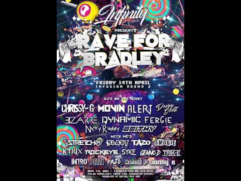 DJ Movin Mcs Stretch, Letrix & Blast   3 Way Mic @ Rave For Bradley 14 4 2017