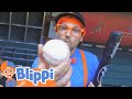 Blippi Blippi Visits A Baseball Stadium Blippi