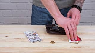 Гаманець 14602 шкіряний Vintage коричневий