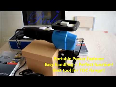 Power Fastener for TDC flange fastening by Preda Machine Video