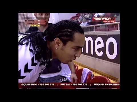 Samuel Opposite Number 1 White shirt Benfica Fonte do Bastardo