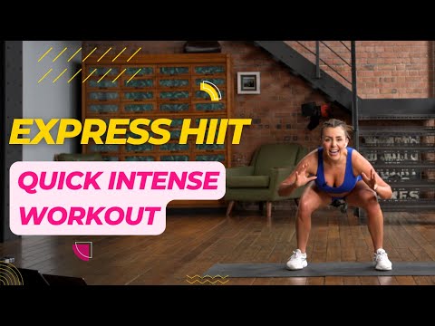 Express HIIT Workout! HOME WORKOUT