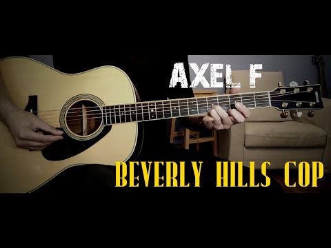 Axel F (Beverly Hills Cop Movie) - acoustic guitar cover