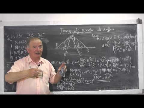 1/2 Lectia 521 - Concurenta liniilor importante dintr-un triunghi - Probleme de geometrie - Clasa 6