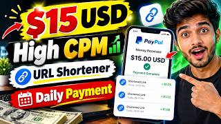 High $15 CPM URL Shortener | Earn Money by Sharing Links | Best URL Shortener