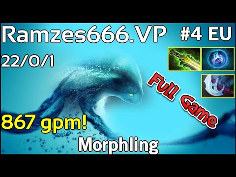 Ramzes666  Morphling - Dota 2 Full Game 7.17