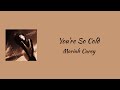 Mariah Carey - You're So Cold || lyrics