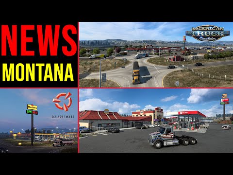 ATS Montana DLC NEWS 🚨 Montana - Truck Stop ᐅ  Tankstellen und Raststätten