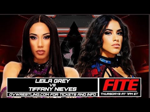 Tiffany Nieves La princesa vs Baddie Leila Grey - OVW Episode #1238 Davis Arena