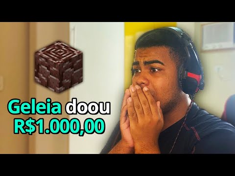 Geleia - DONATING R$1,000 TO SMALL MINECRAFT STREAMERS