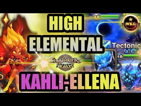 UNUSUAL PICK ELLENA COMBO WITH KAHLI - Summoners War