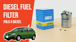 Youtube thumbnail of video "How to replace the diesel fuel filter Polo mk4 1.9 TDI ⛽"