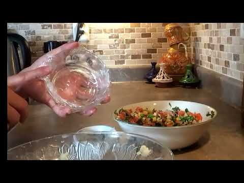 سلطة البطاطس المحشية بالخضر و التونة راقية و لذيذة  --    salade aux pommes de terre farcis