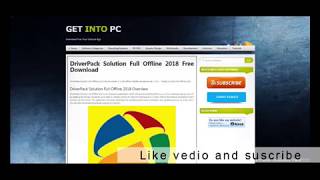 DriverPack Solution Full Offline 2018 Free Download