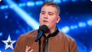 Video thumbnail of "Golden Buzzer act Kyle Tomlinson proves David wrong | Auditions Week 6| Britain’s Got Talent 2017"
