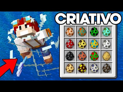 COMO CONSEGUI TODOS OS OVOS DO CRIATIVO DO MINECRAFT - StonksCraft 2