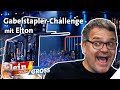 Glass Tower With Forklift Can This 5 Year Old Beat Elton Little Vs Big