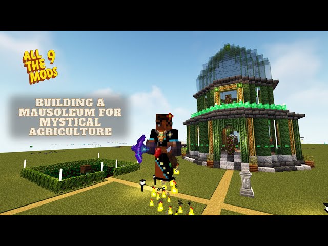 All The Mods 9 Minecraft ATM9 Builds - Building a Mausoleum for ...