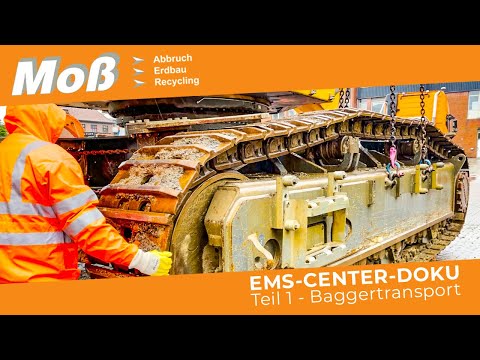 LIEBHERR R974 wird nach Papenburg gebracht | Moß Abbruch-Erdbau-Recycling | EMS CENTER DOKU Teil 1